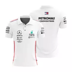 GENERICO - Camiseta Tipo Polo Para Hombre Formula 1 Mercedes Petronas