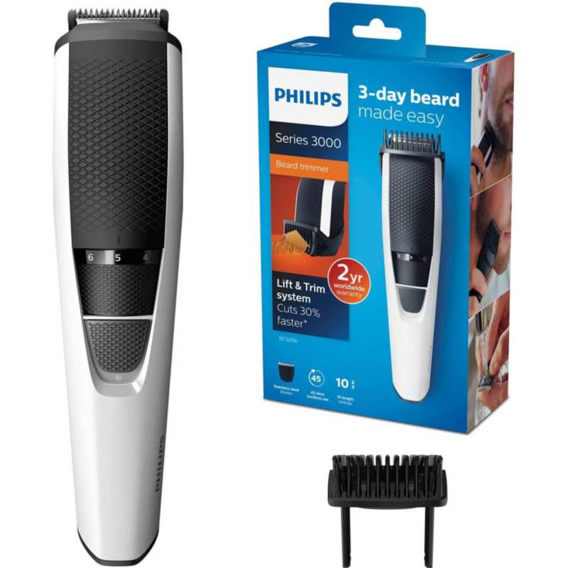 Maquina corta barba philips serie 3000 ref bt3206 14 PHILIPS