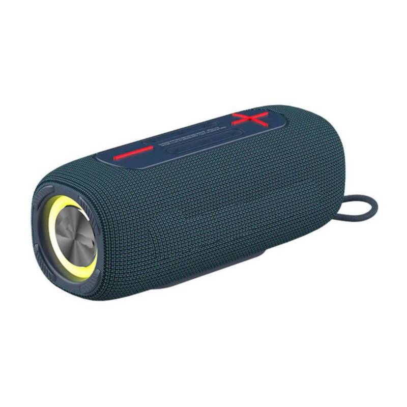 Parlante Altavoz Bluetooth Sonido Envolvente Portatil Radio Azul