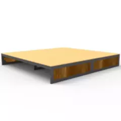 URBAN HOME - Base cama dividida milán 200 x 190 - Caramelo