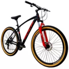 ROCA - Bicicleta Roca Prado Aluminio R29 24v y Susp bloqueo Rojo
