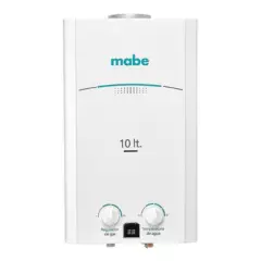 MABE - Calentador de paso mabe cmp10tnbc 10 litros -blanco