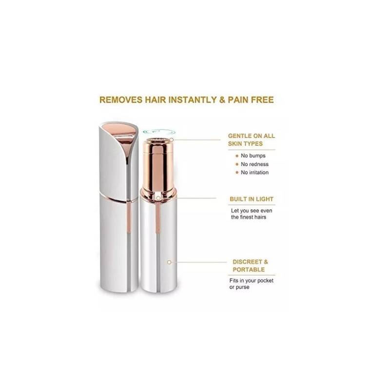 Depilador Eléctrico Facial Forma Labial Portátil Flawless GENERICO