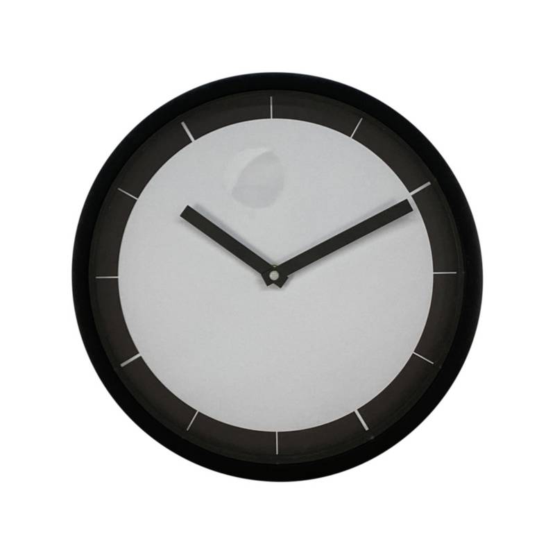 Reloj Pared Aa 31.5X4.5X31.5Cm Blanco Negro Concepts - Ferretería  Metrópolis Center