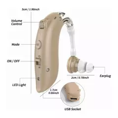 BETTER SOUND - Audífono recargable sordos sordera amplificador de sonido