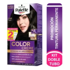 PALETTE - Tinte Palette Color Creme Permanente 1-0 Negro Dt