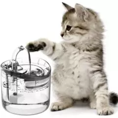 GENERICO - Fuente De Agua Para Gatos Y Perros Bebedero Transparente 2l