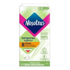 NOSOTRAS - Tampones Nosotras Organico Con Aplicador Super X 8Und