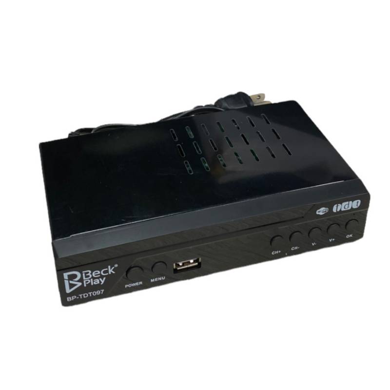 Decodificador TDT DVT2 Incluye Antena Beck Play BP-TDT097