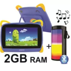 KRONO - Tablet Niños 2GB RAM Android 11 Wifi + Parlante AZUL