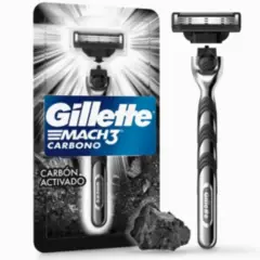 GILLETTE - Maquina De Afeitar Gillette Mach3 Carbono X 1und