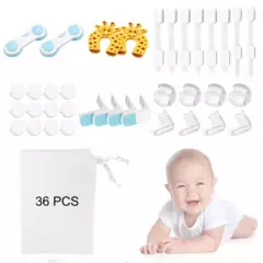CARER SPARK - Set De Protección Para Bebé 36PCS Seguridad Bebes