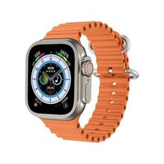 GENERICO - Smartwatch Reloj Inteligente X8 Ultra Naranja Pasos Fitness