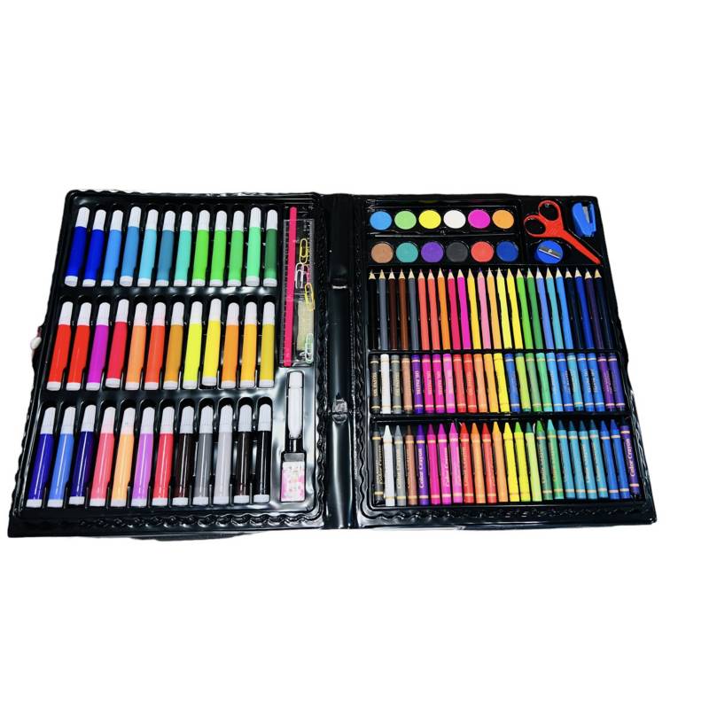 Kit De Arte Portátil: 150 Crayones De Colores Para Niños. GENERICO