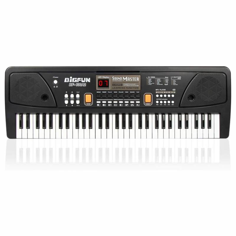 Piano eléctrico Digital de 61 teclas para niños, teclado