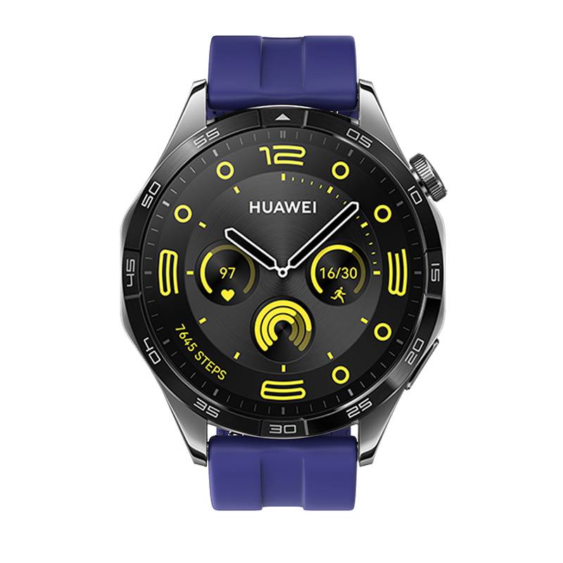 Disscool Pulseras de repuesto compatibles con Huawei Watch GT4 de 46 mm/ Watch 4/Watch 4 Pro, correa de muñeca ajustable de silicona suave de 22 mm  con accesorios de reloj de liberación rápida (
