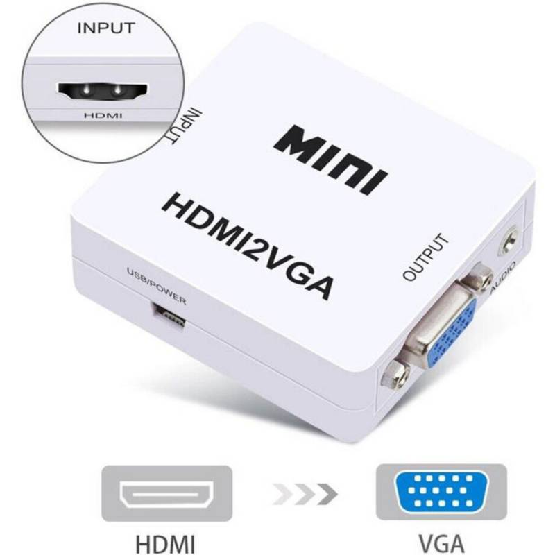 ADAPTADOR CONVERTIDOR DE HDMI A VGA