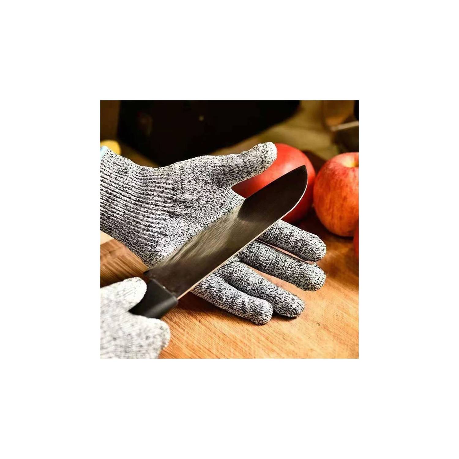 Guantes Seguridad Anticorte Alta Resistencia Cocina Trabaj FK22B135 XL  GENERICO