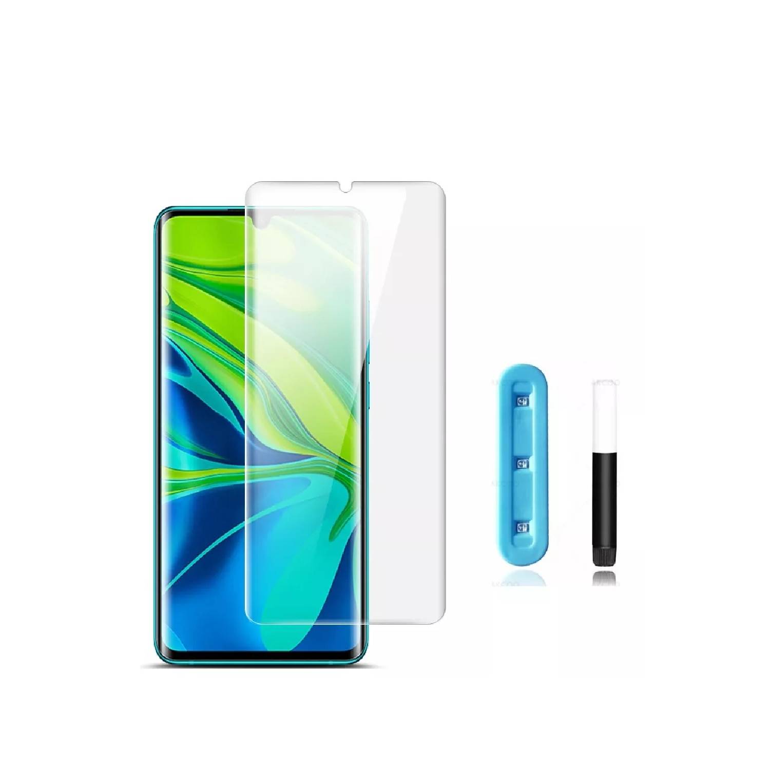 Protector Pantalla Cristal Templado UV Curvo para Xiaomi Mi Note 10