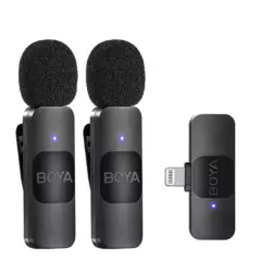 BOYA - Micrófonos Con Solapa Inalámbrica Boya BY-V2 Para IPhone