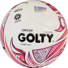 GOLTY - Balon Futbol Golty Pro Origen Laminado 5 Rosado