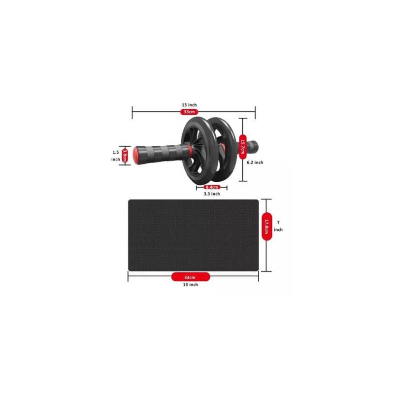 Kit ejercicio Lazo Para Saltar Rueda Abdominal Set Ejercicio