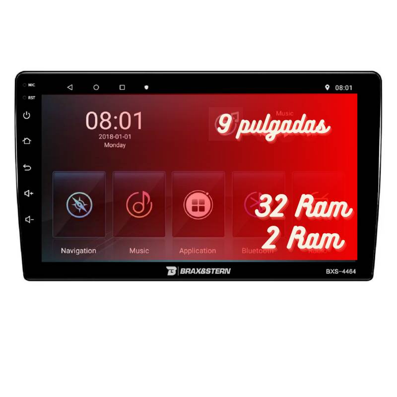 Auto Radio Android 9 Pulgadas Pantalla Táctil 1Din 1 de RAM 16 GB  -Bluetooth-Wifi-Gps – Tienda de entretenimiento, electrónica y moda