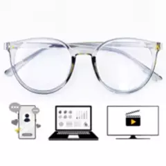 GENERICO - Gafas de Computador - Round Transparente