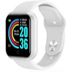 GENERICO - Reloj Inteligente Smartwatch Bluetooth Sensor Pulso Cardiaco Blanco