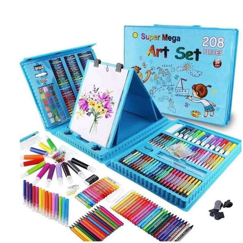 kit de colores piezas set arte