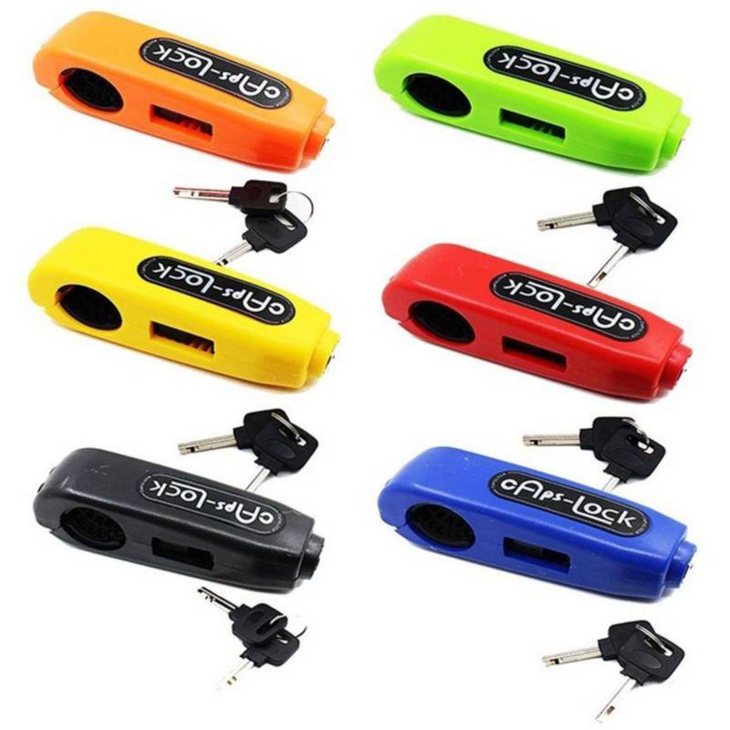 Candado para Moto y scooter Grip Lock, Amarillo