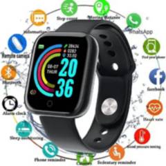 GENERICO - Reloj D20s Inteligente Smartwatch Bluetooth Sensor Cardiaco Negro