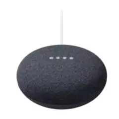 GOOGLE - Parlante Google Nest Mini Potente Asistente Voz Android Wi-Fi Negro