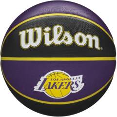 WILSON - Balón De Baloncesto Wilson Nba Tyde Caucho La Lakers Morado-Negro