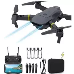 GENERICO - Drone Plegable E58 Negro Cámara Y  Estuche