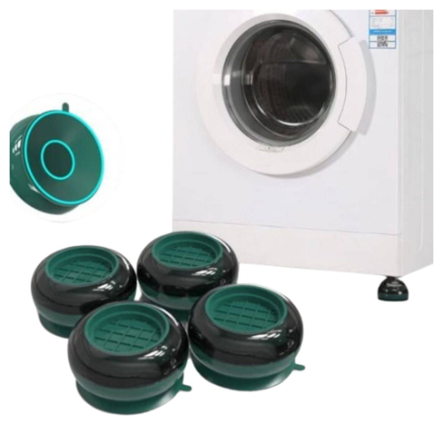 ▷ Chollo Set x4 Almohadillas antivibración para la lavadora por sólo 4,23€  con envío gratis (-20%)