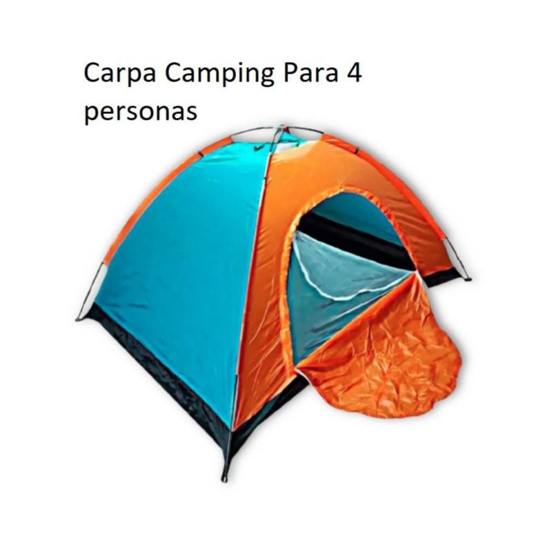 Carpa Camping para 4 Personas Colores Surtidos