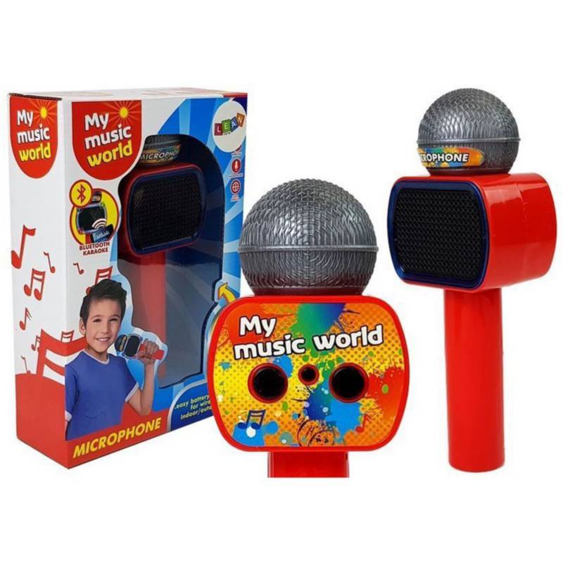 Microfono karaoke para niños bluetooth con luces y amplificador GENERICO