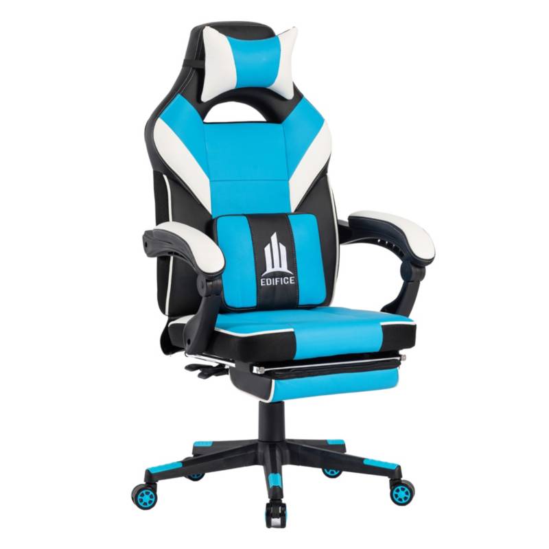 Silla Gamer Giratoria Azul