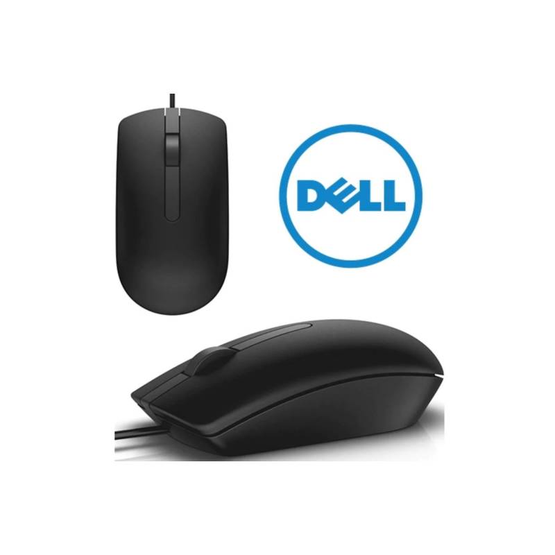 DELL - Mouse Delll Ms116-bk Usb Negro Origina