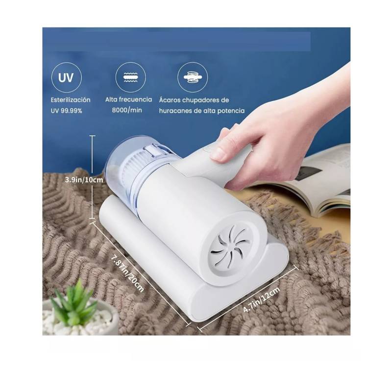 Aspiradora de mano para el hogar, dispositivo inteligente para quitar  ácaros, removedor de pelo de mascotas, aspiradora Vertical en seco y  húmedo, recargable - AliExpress