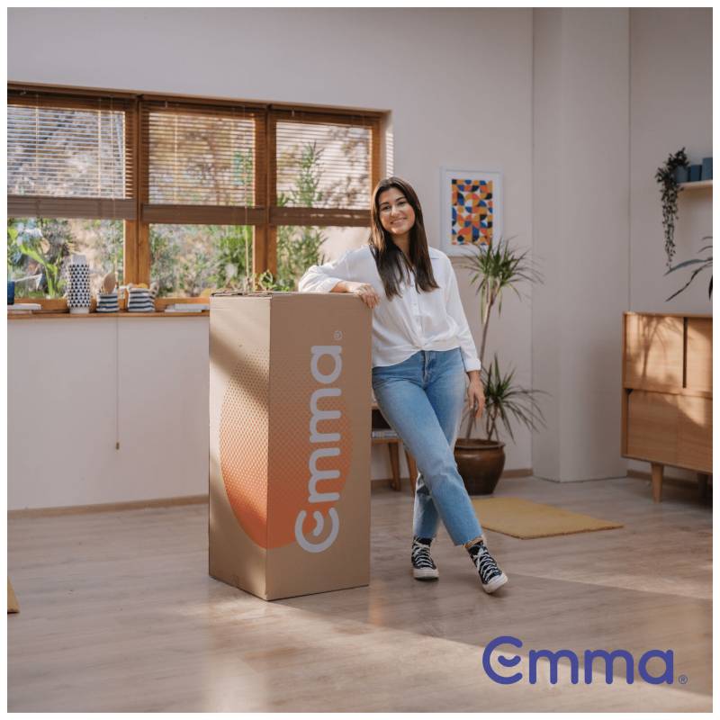 Colchón Emma Hybrid Lite Sencillo - Adaptabilidad y Ergonomía -100x190