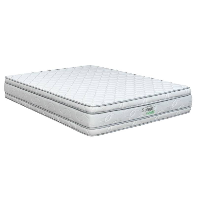 Colchón King Firmeza Alta Doble Pillow Spoom Ventto New 200x200 COLCHONES  FANTASIA