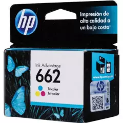 HP - Cartucho De Tinta Hp 662 Tricolor Original CZ104AL