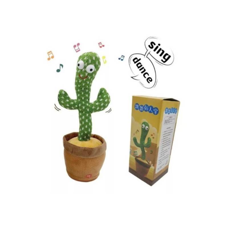 Cactus bailarín con ropa Cool musical canta baila repite voz GENERICO