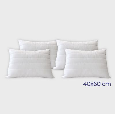 COMBO X4 Almohadas Acolchadas 40x60 cm Nubeflex Paga 3 lleva 4 NUBEFLEX