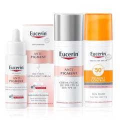 EUCERIN - Rutina Piel Serum+ Crema+ Bloqueador Antimanchas Eucerin