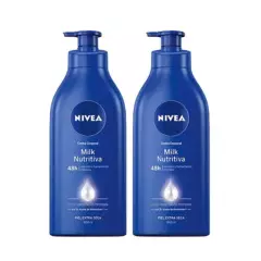 NIVEA - Nivea Crema Corporal Body Milk 1000ml x 2
