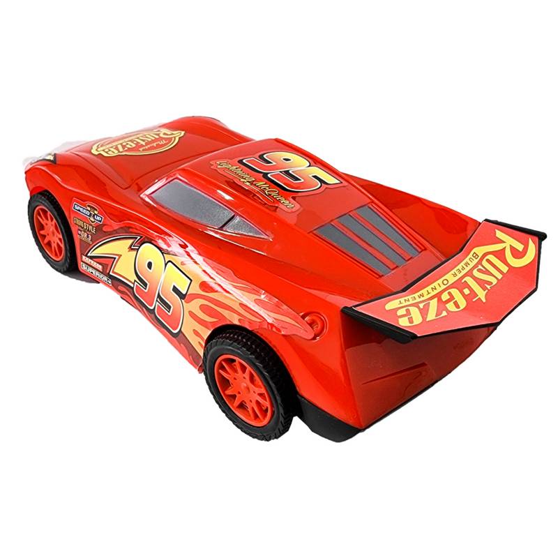 Coches rayo mcqueen cargador de batería, rayo mcqueen, naranja