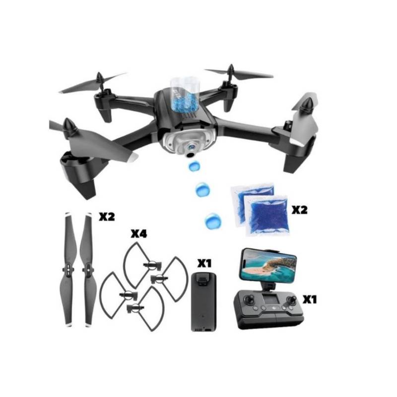 Drone Cámara Full Hd Wifi 2,4 Ghz Fpv Plegable Recargable - Disparo